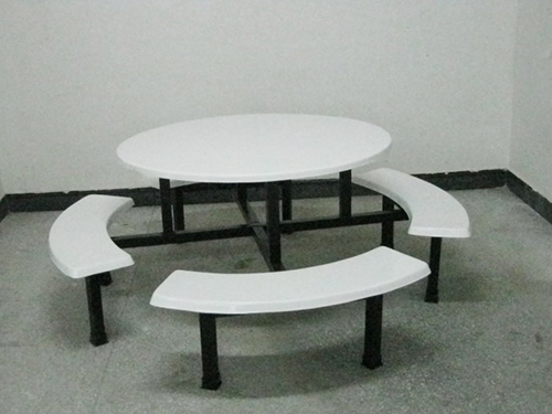 圆形玻璃钢餐桌